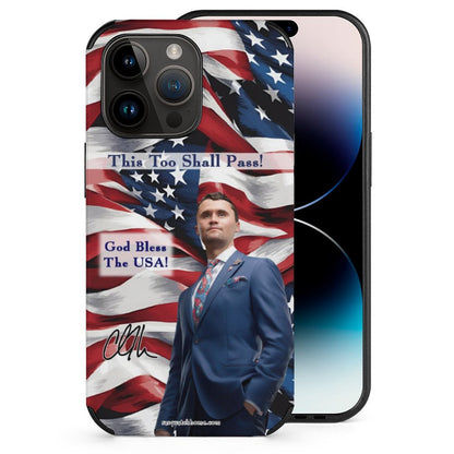Charlie Kirk Memorial, Microfiber iPhone 14 Cases