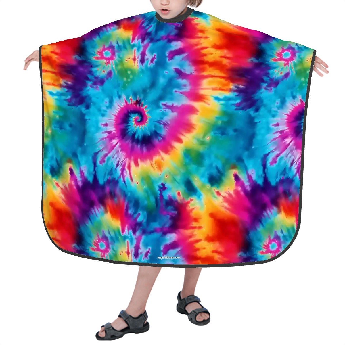 Kids Hair Cutting Cape - 19 Tie-Dye Designs, Tie Dye cape, Tie Dye hair cut cape, child cape