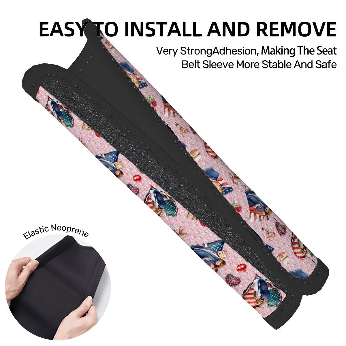 20 Donald Trump Designs, Seat Belt Cover Pad For Adults 2 Pcs