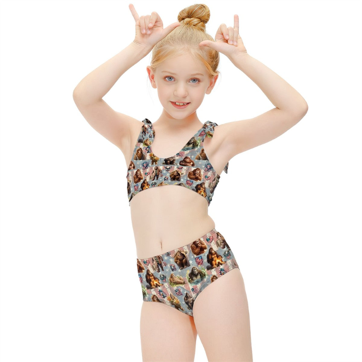 14 Bigfoot, Sasquatch Designs, Girl bikini swimsuits, Girl two piece swimsuit