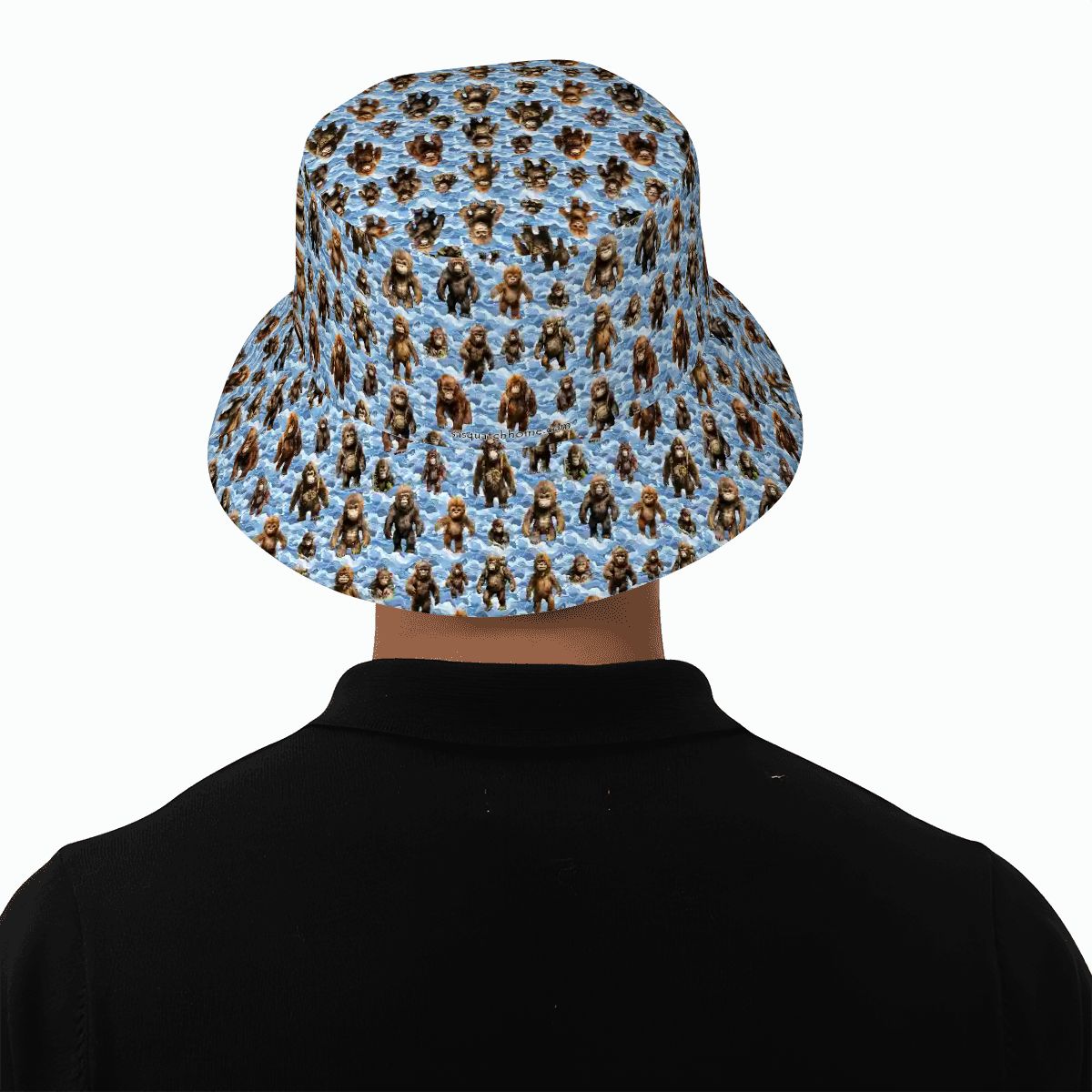 20 Bigfoot / Sasquatch Designs, Adult Bucket Hat