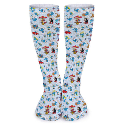 20 Misc Designs, 15.5 Inch Tube Socks