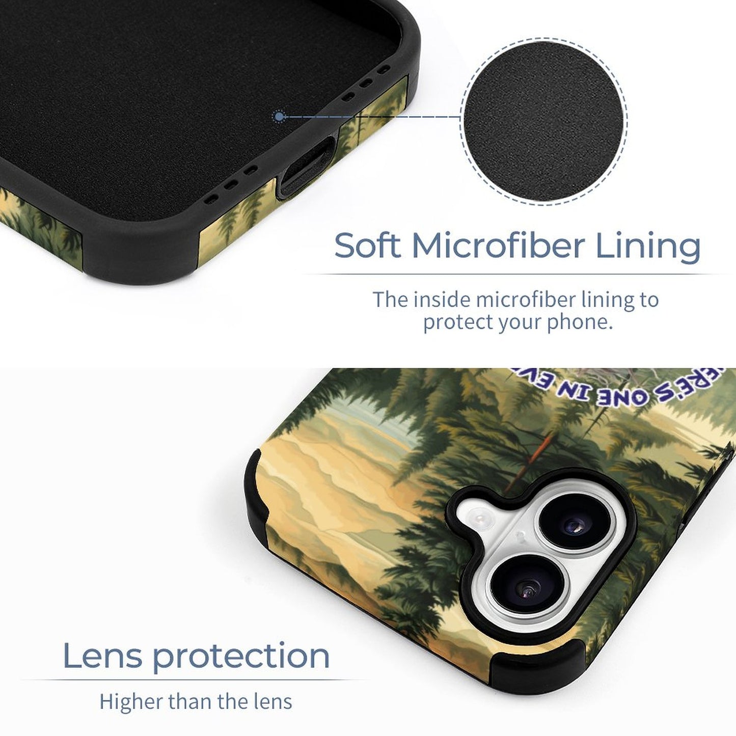 Bigfoot / Sasquatch "There's one in..", Microfiber iPhone 16 Cases