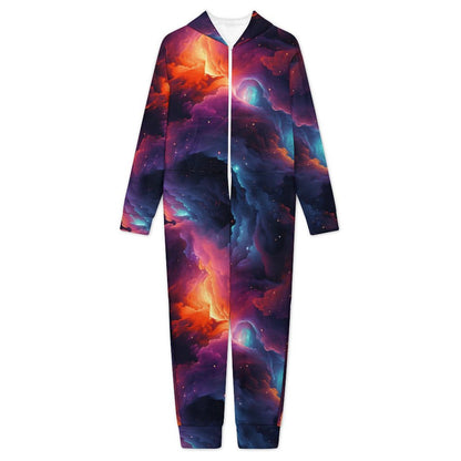 12 Space Designs, Youth Flannel Footless Zip up Pajama Jumpsuit