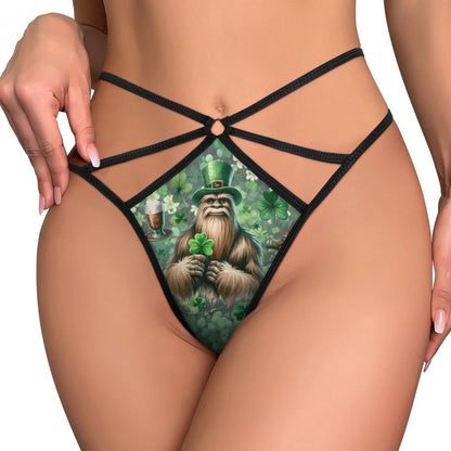 St Patrick Bigfoot / Sasquatch, Sexy G String Thong for Women