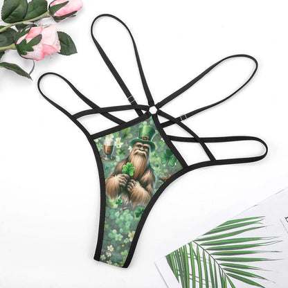 St Patrick Bigfoot / Sasquatch, Sexy G String Thong for Women