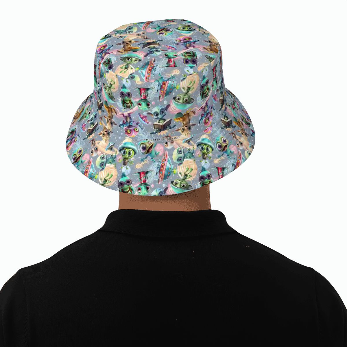 6 Alien Designs, Adult Bucket Hat