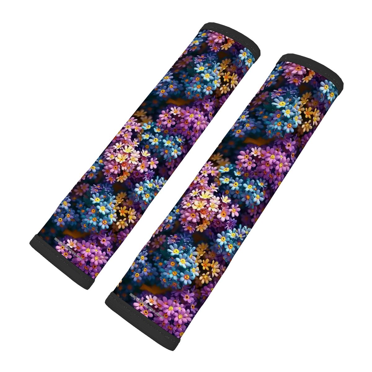 10  Flower Designs, Seat Belt Cover Pad For Adults 2 Pcs