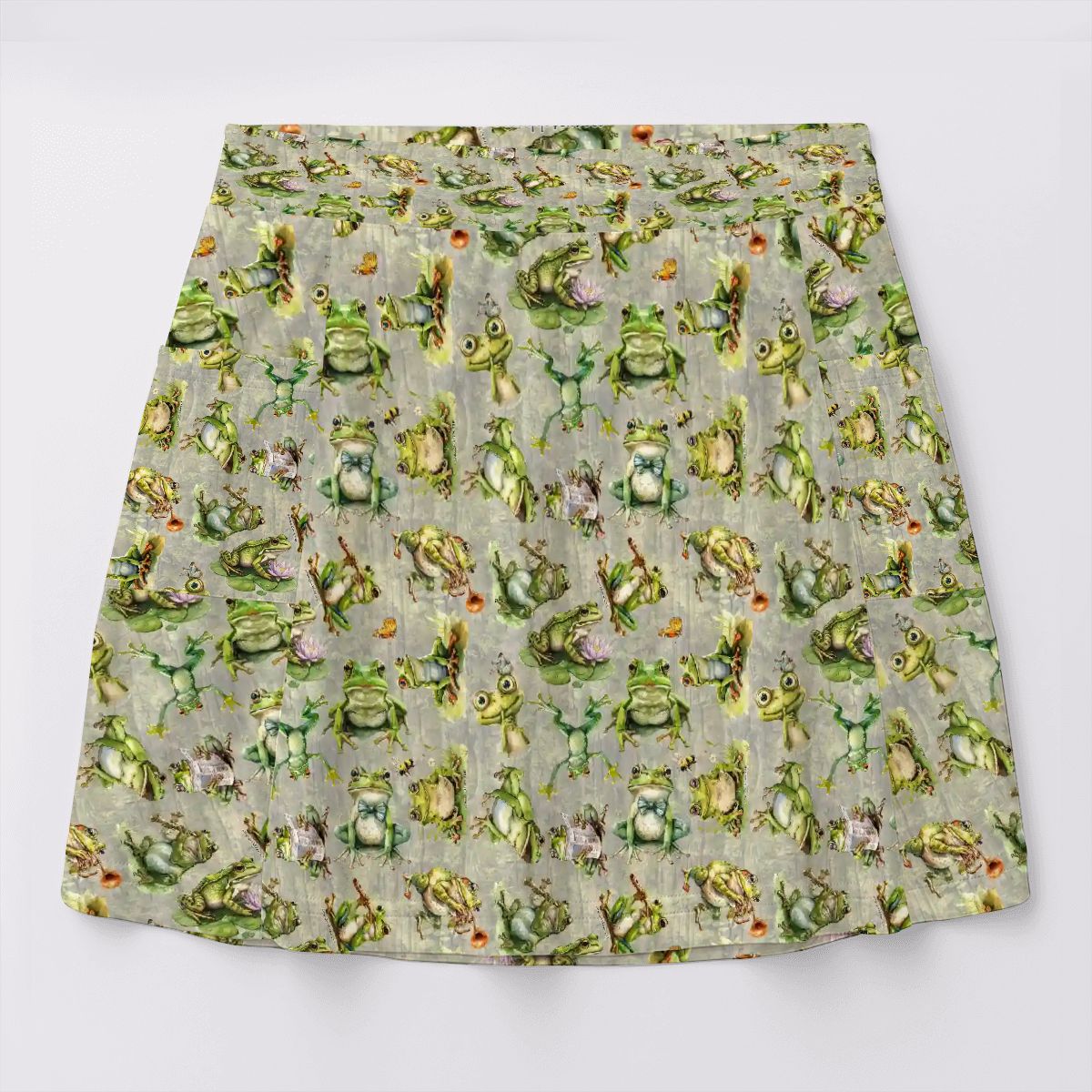 10 Animal Designs, Women’s Milk Silk Sports Skorts with Pockets