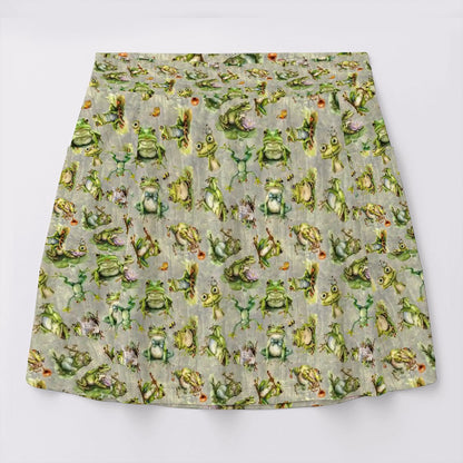 10 Animal Designs, Women’s Milk Silk Sports Skorts with Pockets