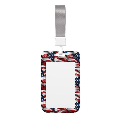 Female Marine Officer, Durable Double Sided Badge Holder