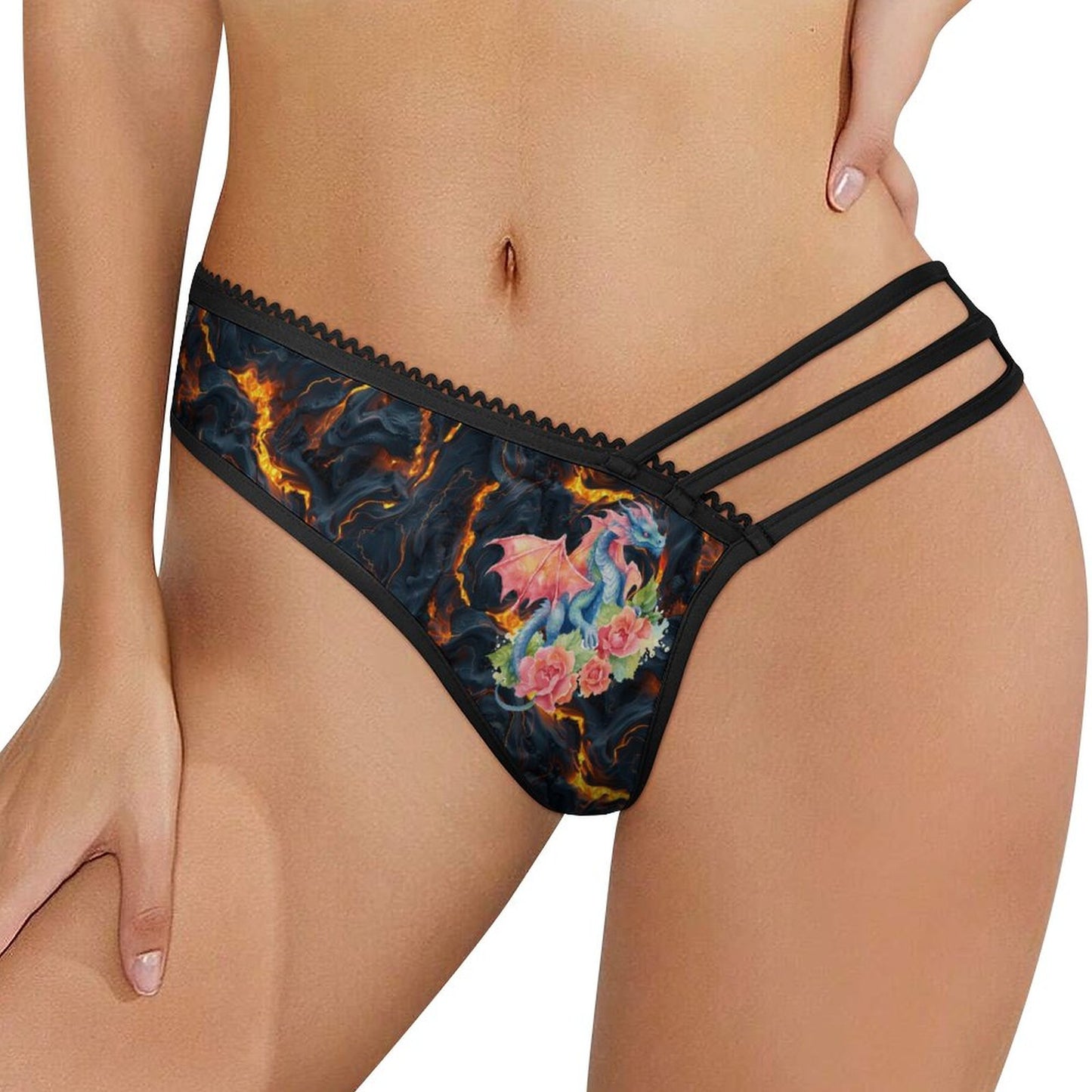 Dragon Themed, Sexy G String for Women