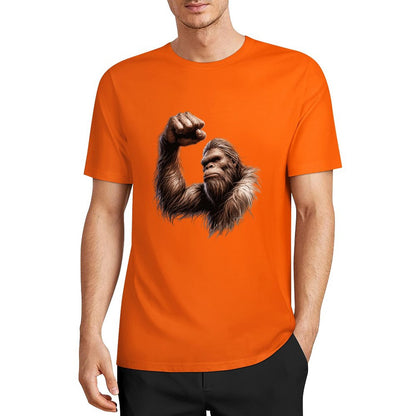 Bigfoot - Sasquatch Big Muscle Short Sleeve Cotton T-Shirt