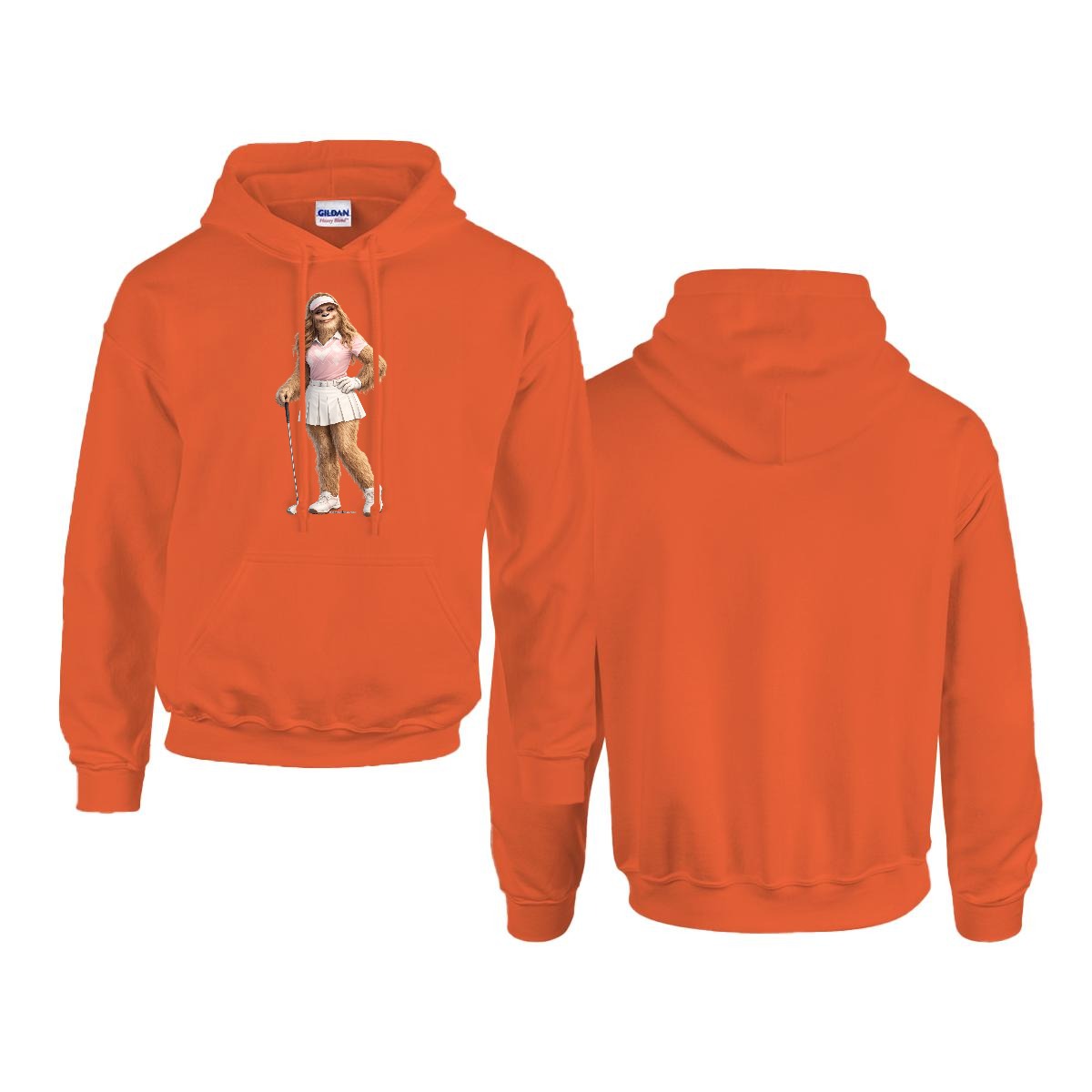 Sasquatch, Bigfoot Design, Gildan 18500 Poly-Cotton Hoodie