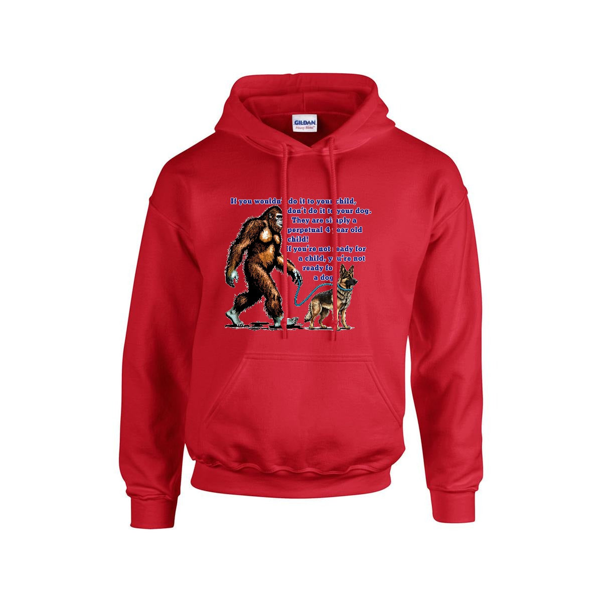 Sasquatch, Bigfoot Design, Gildan 18500 Poly-Cotton Hoodie