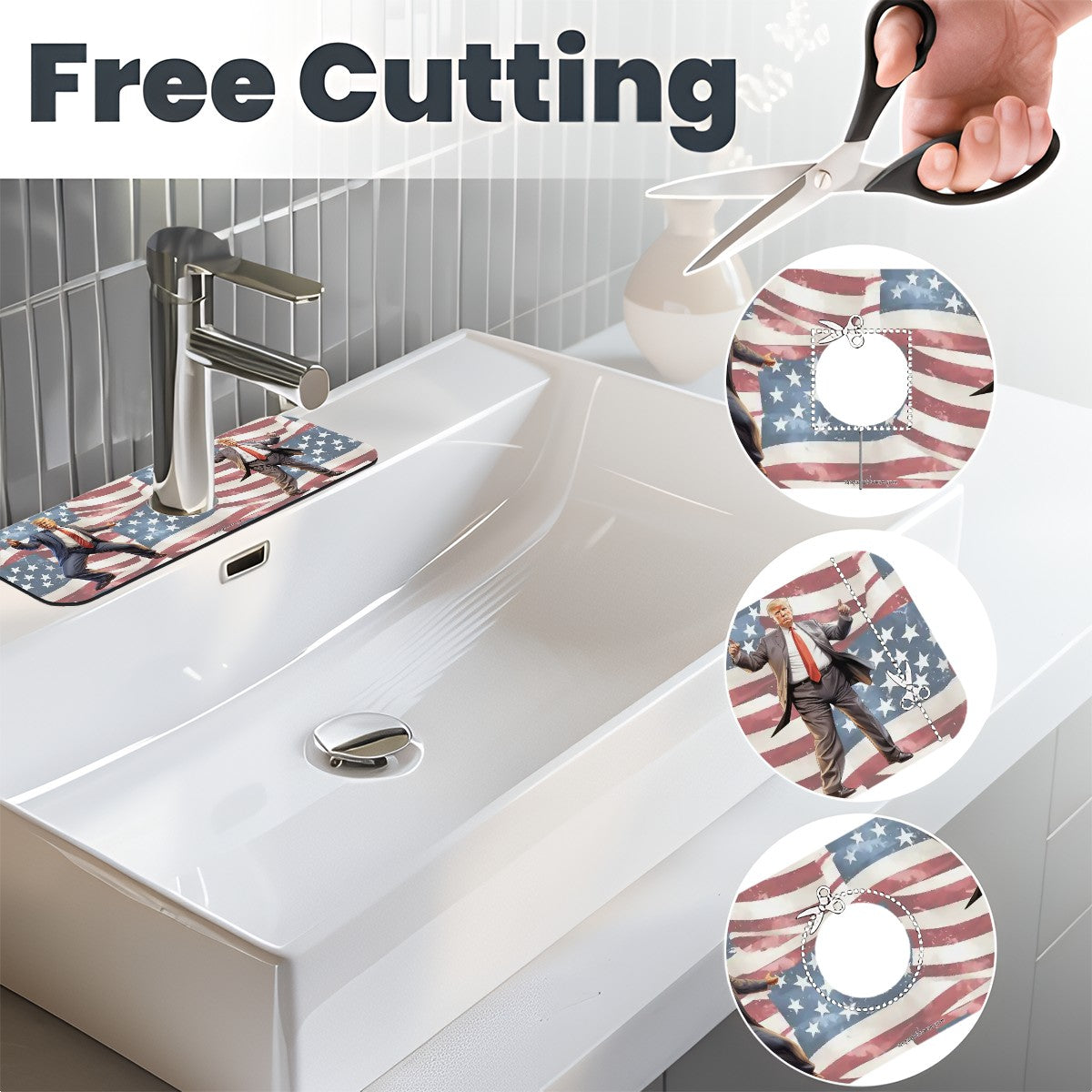 Donald Trump Dancing, Faucet Mat