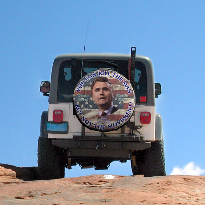 Charlie Kirk Memorial, Oxford Cloth Tire Cover