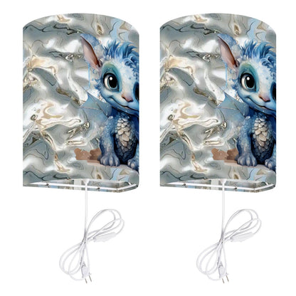 Baby Dragon, Wall Sconces, Set of 2, Plug In