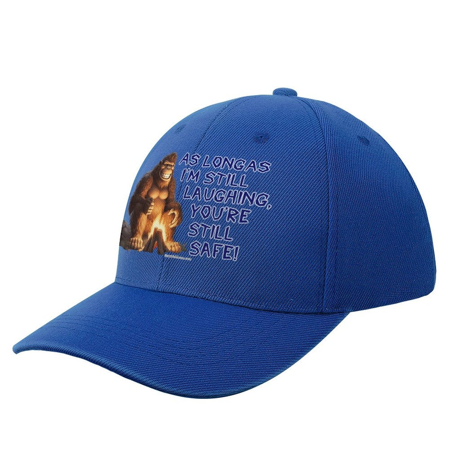 “Sarcastic Sasquatch” Series Polyester Baseball Caps – “As long as I’m laughing…”