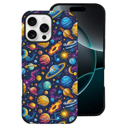 12 Galaxy Outer Space Designs, Microfiber iPhone 16 Cases