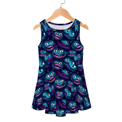 Cheshire Cat, Girl’s Sleeveless Dress