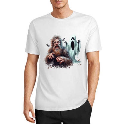 Bigfoot - Sasquatch Halloween Short Sleeve Cotton T-Shirt