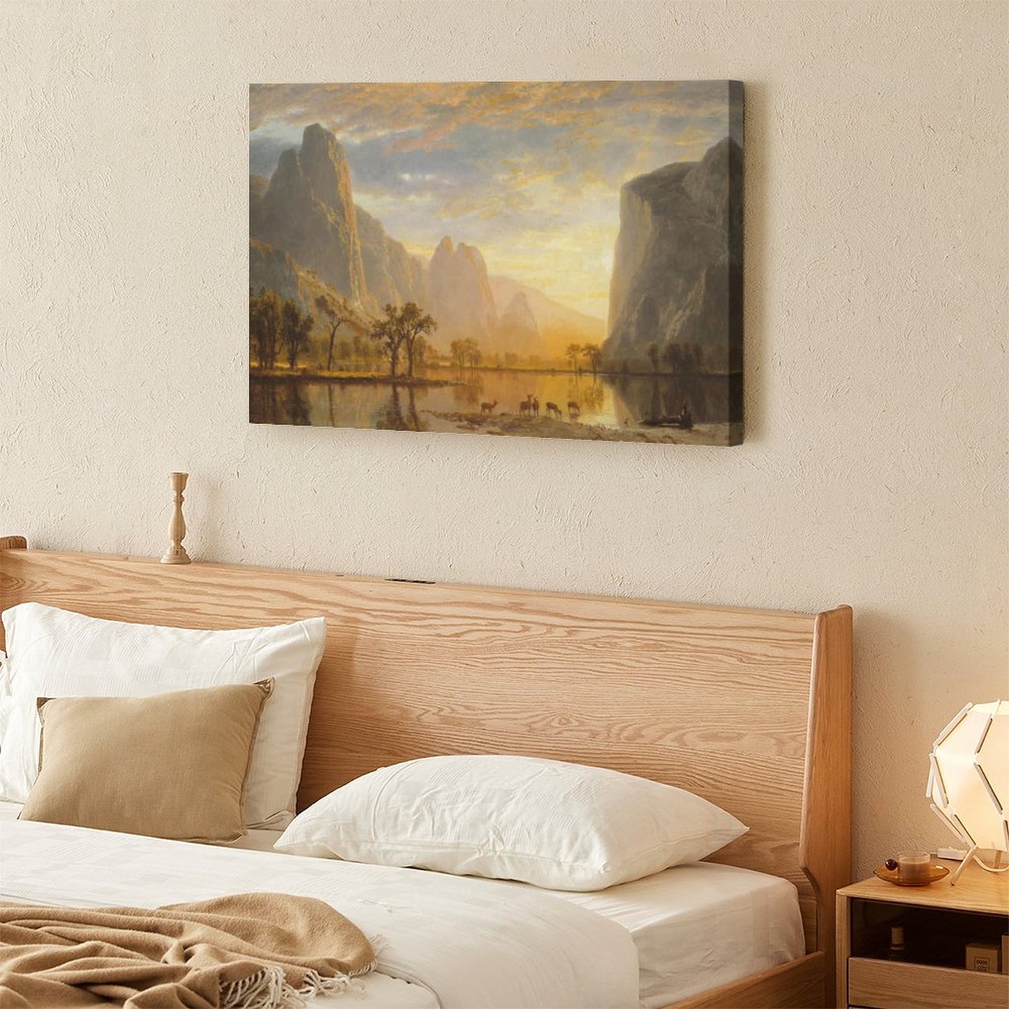 Beautiful Vintage Framed Canvas Art - 2 Sizes – Made in the USA