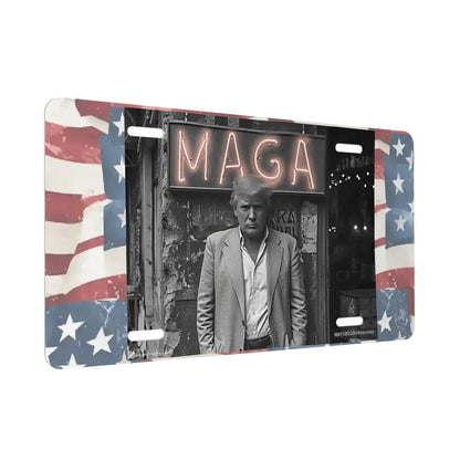 MAGA, Donald Trump - Automotive Vanity Plate, 12"x6", Aluminum License Plate