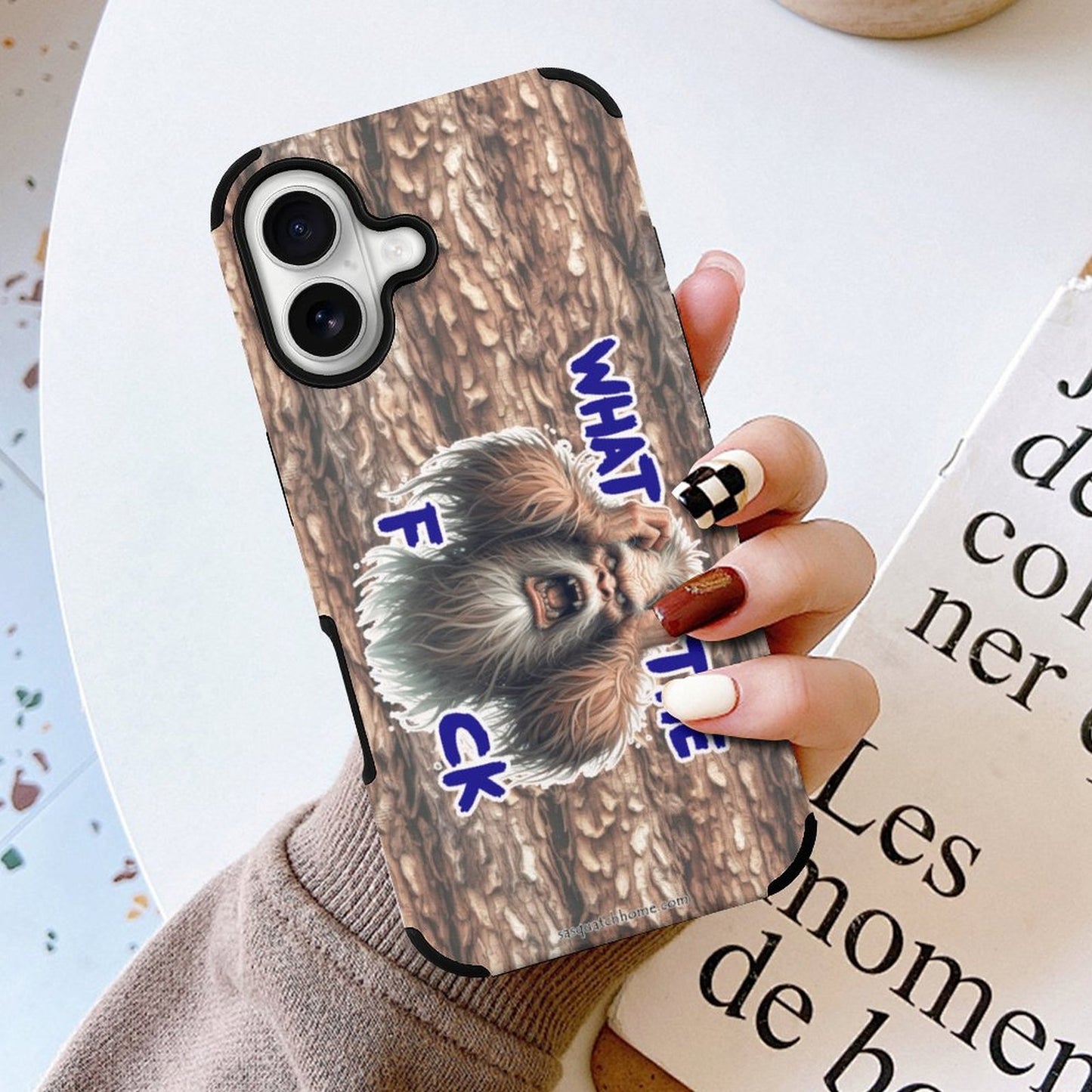 Bigfoot / Sasquatch "WTF", Microfiber iPhone Case for iPhone 16 Series