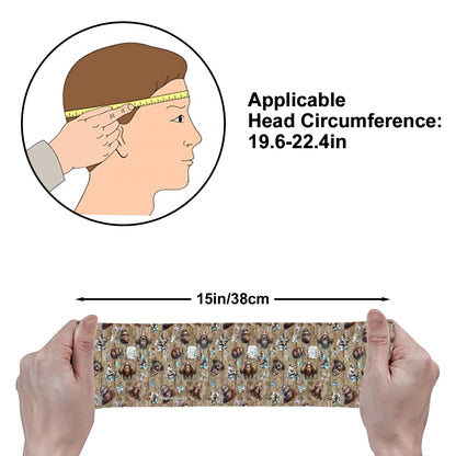 Sports Headband Sweatband - Bigfoot, Sasquatch, Headband, Sweat band, Yowie, Skunk Ape,
