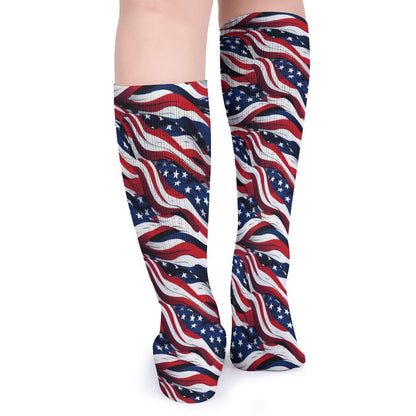 Donald Trump Dancing, 15.5 Inch Tube Socks