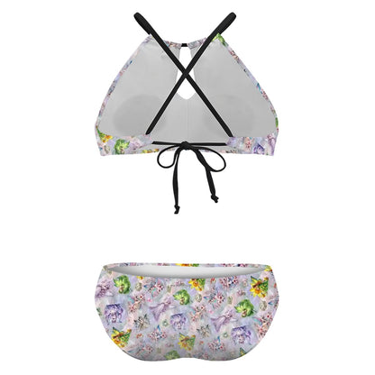 6 Fairy Designs, Plus Size High-Waisted Bikini Customized Services