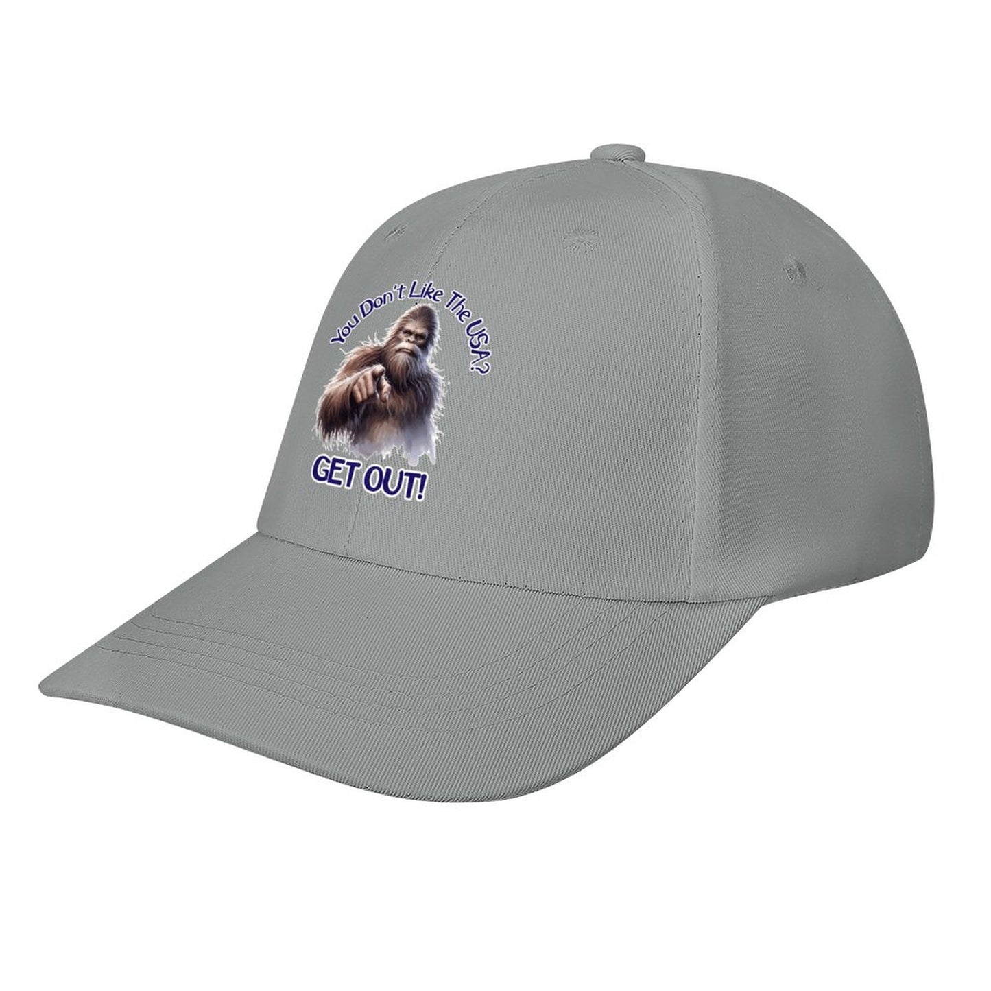 Bigfoot, Sasquatch “You don't like the USA..", Baseball Cap – 8 Colors