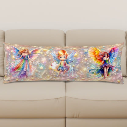 Beautiful Fairies, Long Body Pillow Case