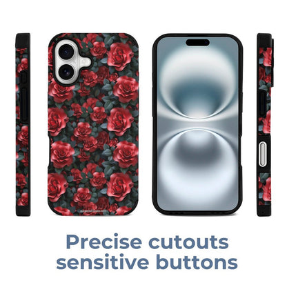 10 Flower Designs, Microfiber iPhone 16 Cases