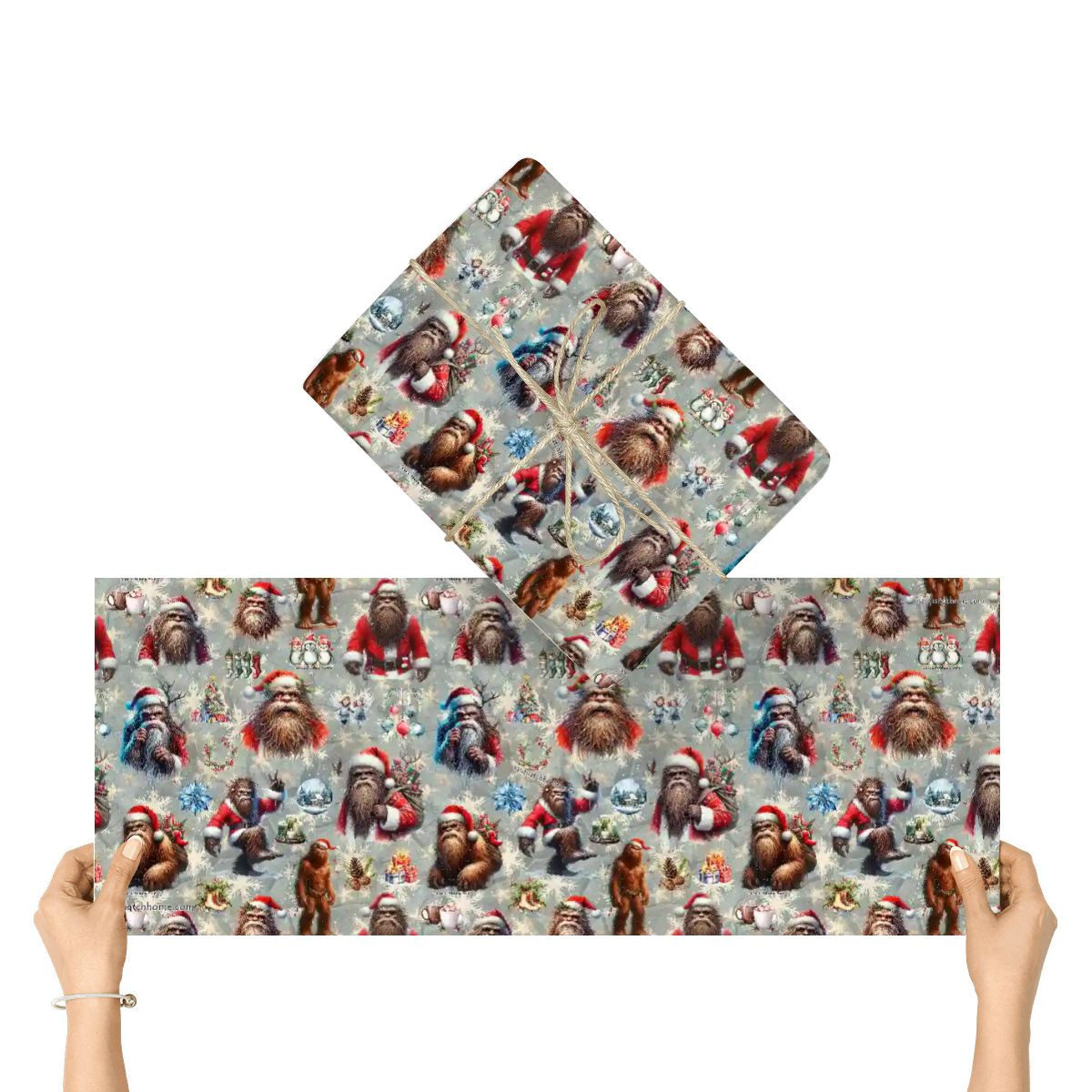 20 Bigfoot / Sasquatch Designs, 3 Pack Gift Wrapping Paper Sheets