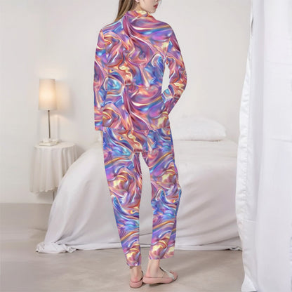 Fairy & Unicorn Themed Women’s Long Sleeved Pajama Set