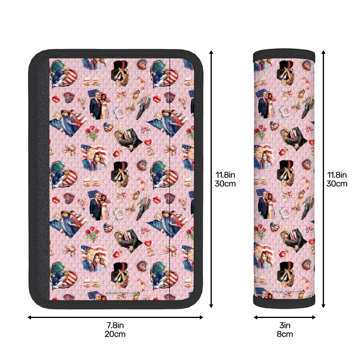 20 Donald Trump Designs, Seat Belt Cover Pad For Adults 2 Pcs