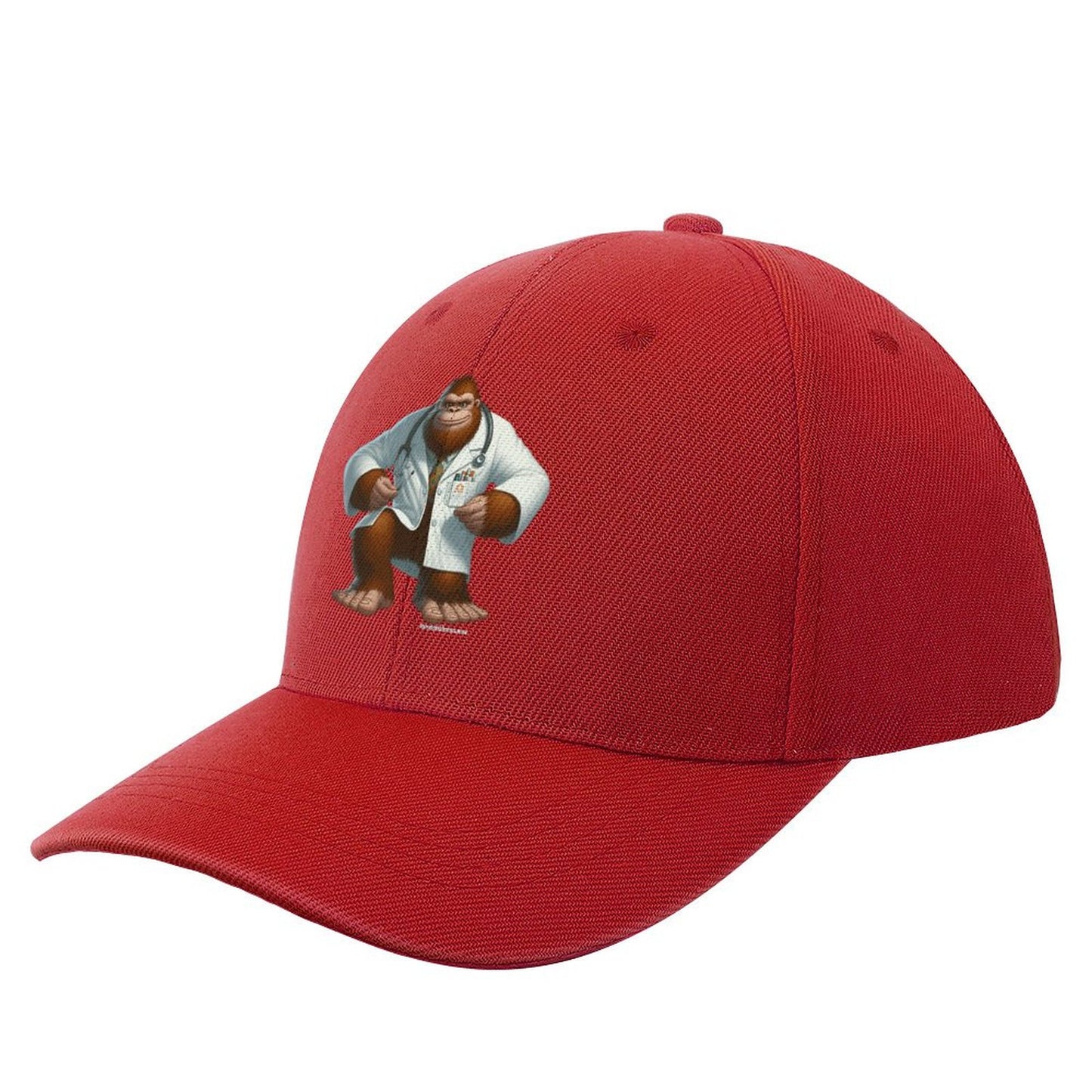 Bigfoot, Sasquatch Doctor Polyester Baseball Cap