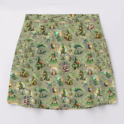 10 Bigfoot / Sasquatch Designs, Women’s Milk Silk Sports Skorts with Pockets