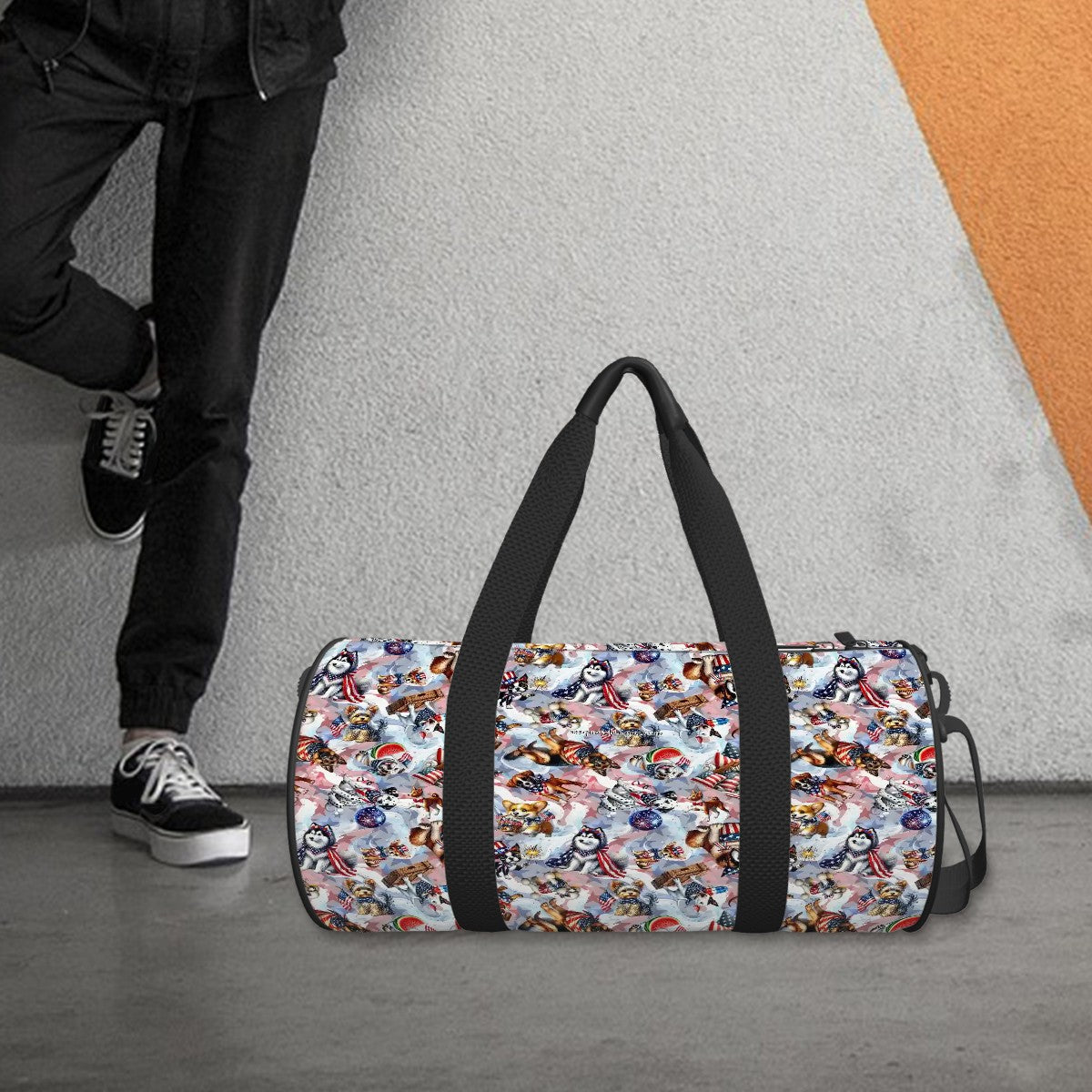 8 Patriot Designs, Large Capacity Duffle Bag, Sports Bag, Duffle, Travel Bag