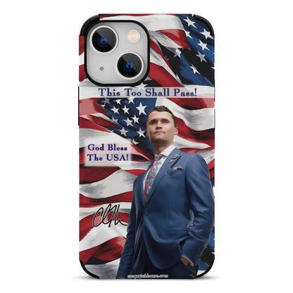 Charlie Kirk Memorial, Microfiber iPhone 13 Cases