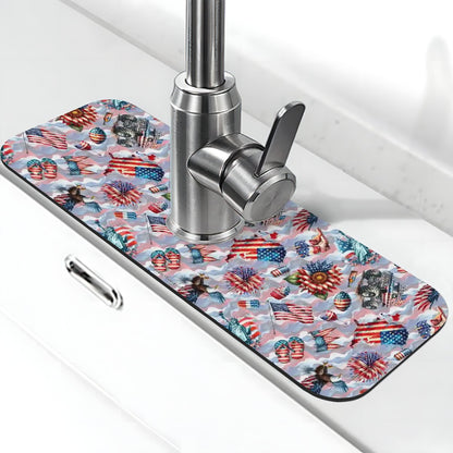 8 Patriot Designs, Faucet Mat