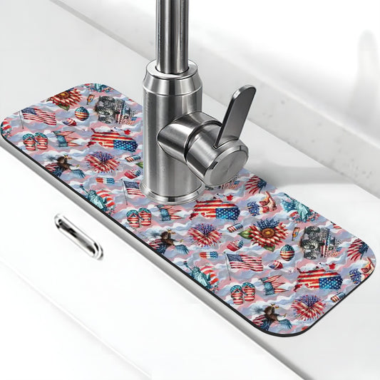 8 Patriot Designs, Faucet Mat