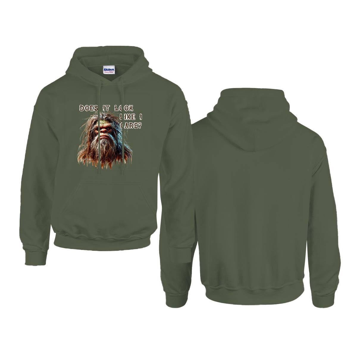 Sasquatch, Bigfoot Design, Gildan 18500 Poly-Cotton Hoodie