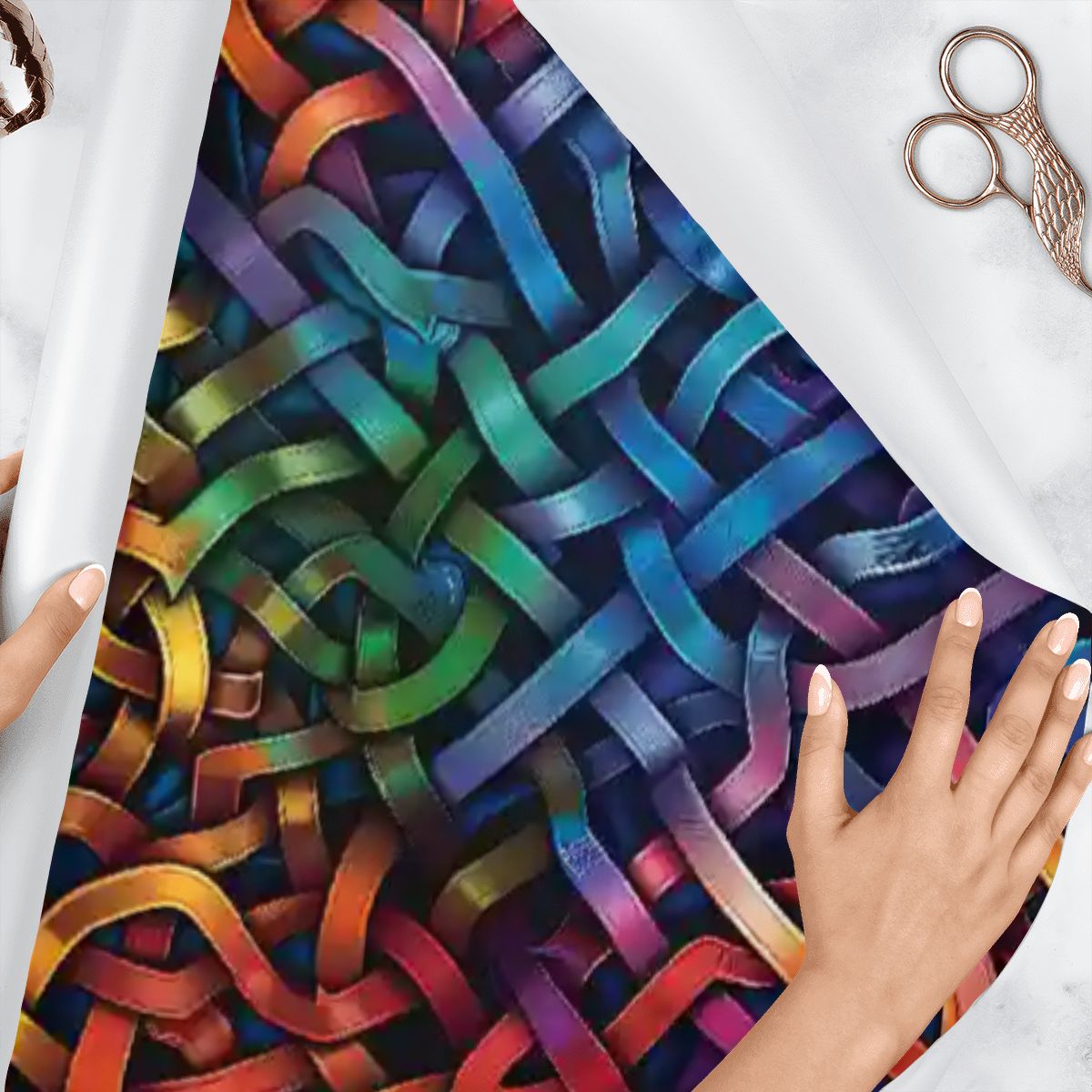 Psychedelic Design, 3 Pack Gift Wrapping Paper Sheets