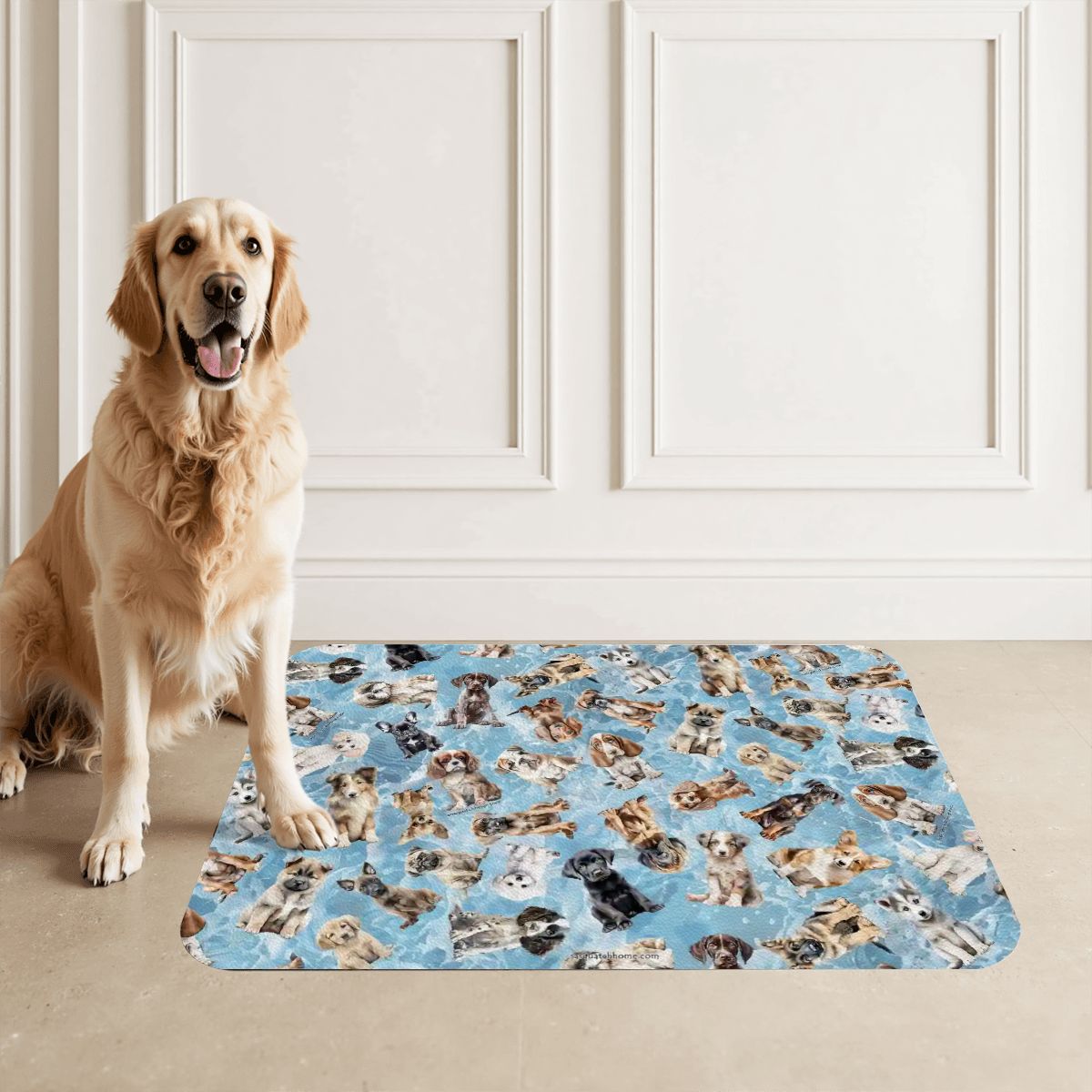 10 Animal Designs, Waterproof Pet Food Mat