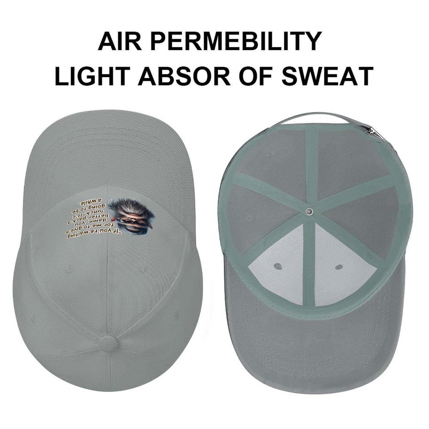 Bigfoot, Sasquatch “If you're waiting..", Baseball Cap – 8 Colors