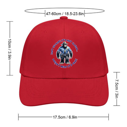Bigfoot / Sasquatch “Just because..", Baseball Cap – 8 Colors