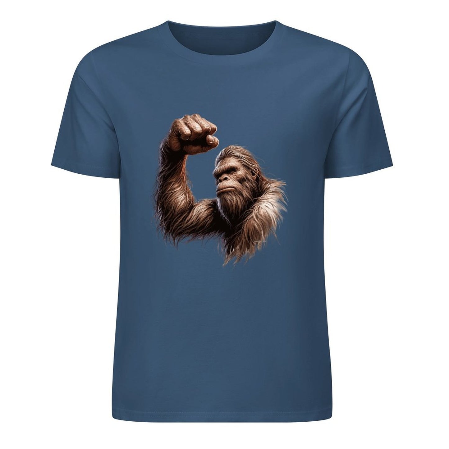 Bigfoot - Sasquatch Big Muscle Short Sleeve Cotton T-Shirt